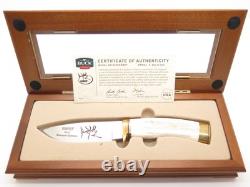 11 Buck 192 Vanguard RMEF Limited Custom Banquet Elk Cutout Fixed Hunting Knife