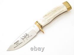 11 Buck 192 Vanguard RMEF Limited Custom Banquet Elk Cutout Fixed Hunting Knife