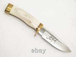 11 Buck 192 Vanguard RMEF Limited Custom Banquet Elk Cutout Fixed Hunting Knife