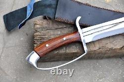 16 inches Long Blade Large Bowie-D Guard Handle-For Hunting, camping, Combat use