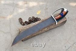 16 inches Long Blade Large Bowie-D Guard Handle-For Hunting, camping, Combat use