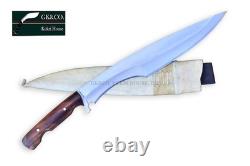 17.5 Inch GK&CO Blade Jungle CleaverMachete Gurkha Kukri knife Hand MadeinNepal