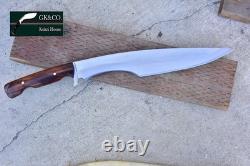 17.5 Inch GK&CO Blade Jungle CleaverMachete Gurkha Kukri knife Hand MadeinNepal