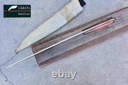 17.5 Inch GK&CO Blade Jungle CleaverMachete Gurkha Kukri knife Hand MadeinNepal