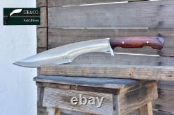 17.5 Inch GK&CO Blade Jungle CleaverMachete Gurkha Kukri knife Hand MadeinNepal
