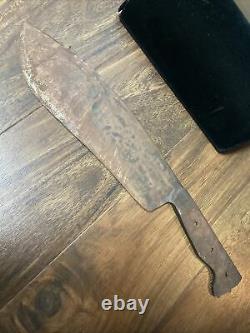 1800s antique jungle machete heavy steel victorian era blade Bolo Trade Knife