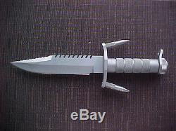 184 Pat Pending BUCK SURVIVAL KNIFE Bowie Hunting Camping Fighting Combat EXC+
