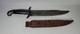 1880s To 1930s Middle Eastern Knife 14 OAL Clip Point, 2 Fullers, Horn Handle