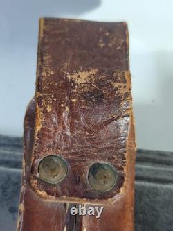 1880s To 1930s Middle Eastern Knife 14 OAL Clip Point, 2 Fullers, Horn Handle