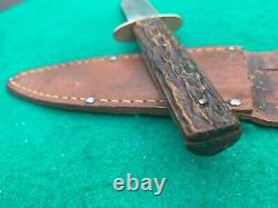 1890 1906 JOHN NEWTON Vintage England STAG BOWIE FIGHTER, HUNT Knife