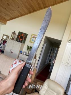 19.25 Lamson & Goodnow Civil War Era 1860 Military Indian Trade Hunting Knife