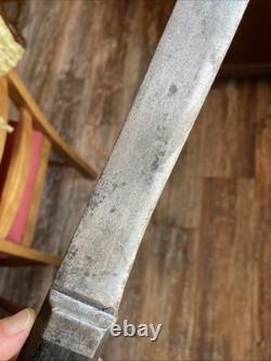 19.25 Lamson & Goodnow Civil War Era 1860 Military Indian Trade Hunting Knife