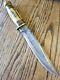1904 Vintage MSA CO. 7 Ideal Marble Rare Thick Blade Bowie Knife Stag Excellent