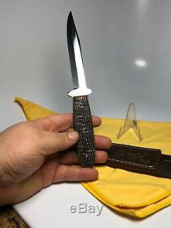 1905 Case Bradford GREEN BONEPIG STICKERRARE ANTIQUE HUNTING & FIGHTING KNIFE