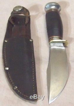 1916MARBLE'SGLADSTONE MICH. WOODCRAFT HUNTING KNIFE withORIGINAL LEATHER SHEATH
