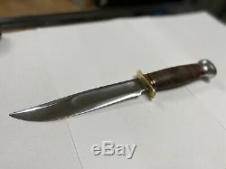 1930'sMARBLE'SGLADSTONE, MICH. IDEAL 6incHUNTING KNIFE withORIG. LEATHER SHEATH