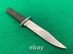 1930s -40's KINFOLKS never sharpen SUPER rare HUNTING KNIFE perfect BONE