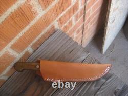 1930s Vintage 5 Blade HENCKELS Carbon Butcher Hunting Knife & Sheath USA