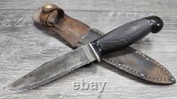 1932-1940 CASE TESTED XX MODEL 209-5 EXPERT FIXED BLADE HUNTING KNIFE With SHEATH