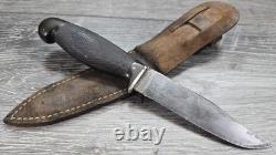 1932-1940 CASE TESTED XX MODEL 209-5 EXPERT FIXED BLADE HUNTING KNIFE With SHEATH