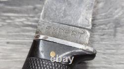 1932-1940 CASE TESTED XX MODEL 209-5 EXPERT FIXED BLADE HUNTING KNIFE With SHEATH