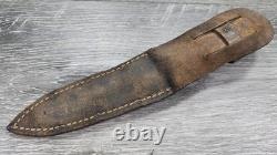 1932-1940 CASE TESTED XX MODEL 209-5 EXPERT FIXED BLADE HUNTING KNIFE With SHEATH