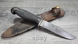1932-1940 CASE TESTED XX MODEL 209-5 EXPERT FIXED BLADE HUNTING KNIFE With SHEATH