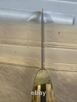 1940-1965 Case Stag Scales 9 Inch Fixed Blade Knife withOriginal Sheath