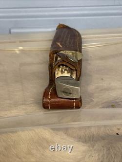 1940-1965 Case Stag Scales 9 Inch Fixed Blade Knife withOriginal Sheath