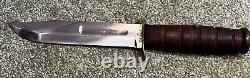 1940's KA-BAR USMC FIGHTING 12 KNIFE No SHEATH WWII EXCELLENT VINTAGE WWII WW2