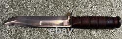 1940's KA-BAR USMC FIGHTING 12 KNIFE No SHEATH WWII EXCELLENT VINTAGE WWII WW2