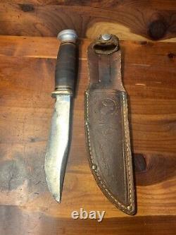 1940's Marbles Gladstone Michigan USA Black Bakelite Skinner Knife- Hunting