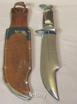1940'sEDGE MARK469BOWIEWEST GERMAN HUNTING & FIGHTING KNIFE withORIG. SHEATH