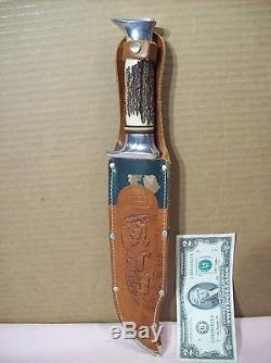 1940'sEDGE MARK469BOWIEWEST GERMAN HUNTING & FIGHTING KNIFE withORIG. SHEATH