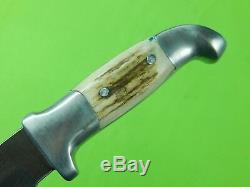 1956-58 Custom Hand Made R. H. Ruana Model 14B S Stamped Hunting Skinner Knife