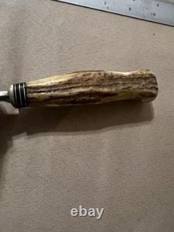 1956 Harry Morseth Brusletto Stag Model Number 1 Knife -No Sheath