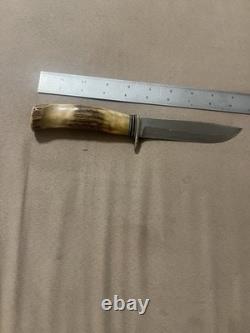1956 Harry Morseth Brusletto Stag Model Number 1 Knife -No Sheath