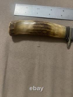 1956 Harry Morseth Brusletto Stag Model Number 1 Knife -No Sheath