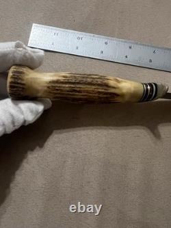 1956 Harry Morseth Brusletto Stag Model Number 1 Knife -No Sheath