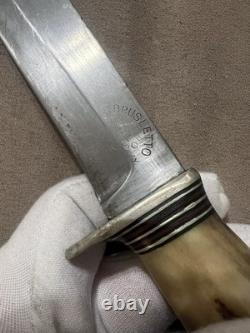 1956 Harry Morseth Brusletto Stag Model Number 1 Knife -No Sheath