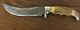 1960's RARE SOLINGEN GERMANY STAG BONE OTHELLO 5in Blade HUNTING KNIFE 9 1/2 L