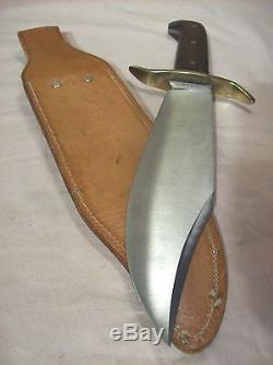 1960'sWESTERNBOULDER, COLO. BOWIERAZOR SHARP HUNTING KNIFE withORIGINAL SHEATH