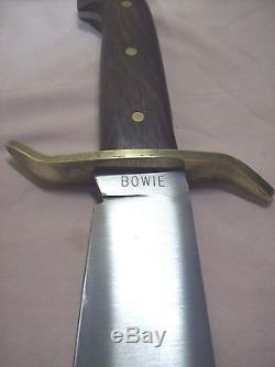 1960'sWESTERNBOULDER, COLO. BOWIERAZOR SHARP HUNTING KNIFE withORIGINAL SHEATH