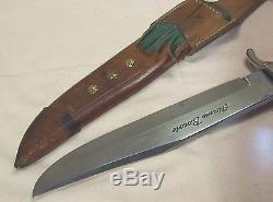 1960sF. A. BOWERALAMO BOWIE64/8LARGE GERMAN STAG HUNTING KNIFE withFANCY SHEATH