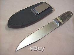 -1964PUMAHANDERBEIT BAYERNMESSER INOX 11 3573STAG HANDLE BOOT KNIFE withSHEATH