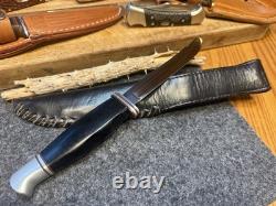 1965-1969 CaseXX 300 Apache Fixed Blade Hunting Knife Sheath Nice Condition USA