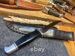 1965-1969 CaseXX 300 Apache Fixed Blade Hunting Knife Sheath Nice Condition USA