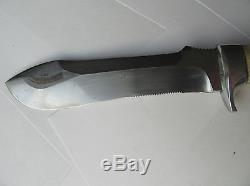1967 Puma 6377 White Hunter 63607 hunting knife in original leather sheath