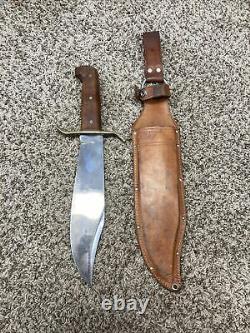 1968-72 WESTERN U. S. A. W49BOWIE FIGHTING KNIFE withORIG. SHEATH