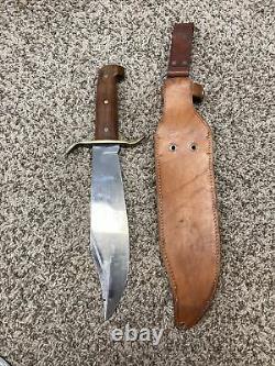 1968-72 WESTERN U. S. A. W49BOWIE FIGHTING KNIFE withORIG. SHEATH